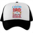 I Just Hit 100 Days Of School Baseball 100th Day Boys Kids Trucker Cap
