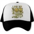 I Just Hit 100 Days Of School Camouflage Baseball Trucker Cap I Just Hit 100 Days Of School Camouflage Baseball Trucker Cap