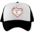 Kids Happy Easter Bunny Playing Baseball Boy Ice Cream Drip Trucker Cap Kids Happy Easter Bunny Playing Baseball Boy Ice Cream Drip Trucker Cap
