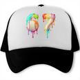 Kids Meme 67 Number Six 6 Seven 7 Ice Cream Drips Baseball Trucker Cap Kids Meme 67 Number Six 6 Seven 7 Ice Cream Drips Baseball Trucker Cap