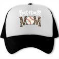 Leopard Baseball Mom Baseball Mama Retro Cute Mother's Day Trucker Cap Leopard Baseball Mom Baseball Mama Retro Cute Mother's Day Trucker Cap