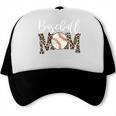 Leopard Baseball Mom Matching Baseball Mama Family Matching Trucker Cap