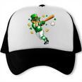 Leprechaun Play Baseball St Patrick's Day Men Kid Boys Trucker Cap Leprechaun Play Baseball St Patrick's Day Men Kid Boys Trucker Cap