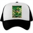 Leprechaun Playing Baseball Japanese Art St Patricks Day Trucker Cap Leprechaun Playing Baseball Japanese Art St Patricks Day Trucker Cap