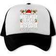 Most Likely To Play Baseball With Santa Christmas Baseball Trucker Cap Most Likely To Play Baseball With Santa Christmas Baseball Trucker Cap
