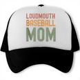 Loudmouth Baseball Mom Sports Cute Text Trucker Cap Loudmouth Baseball Mom Sports Cute Text Trucker Cap