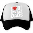 I Love Hot Baseball Dads Gag Y2k Valentines Joke Trucker Cap
