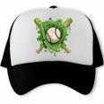 Lucky Shamrock Baseball Gloves Drip St Patrick's Day Boys Trucker Cap