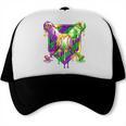 Mardi Gras Ice Cream Drip Baseball Sports For Men Women Kids Trucker Cap