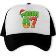 Mason 67 Christmas Ice Cream Drip Meme Six Seven Baseball Trucker Cap Mason 67 Christmas Ice Cream Drip Meme Six Seven Baseball Trucker Cap