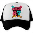 Mason 67 Ice Cream Drip Baseball Meme Trucker Cap Mason 67 Ice Cream Drip Baseball Meme Trucker Cap