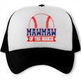 Mawmaw Rookie Of Year 1st Birthday Baseball Theme Matching Trucker Cap Mawmaw Rookie Of Year 1st Birthday Baseball Theme Matching Trucker Cap