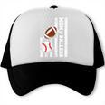 Mom Of Ballers USA Flag Football Baseball Mom Trucker Cap