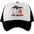 Mom Of Both Basketball Baseball Mom Trucker Cap