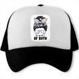 Mom Of Both Volleyball And Baseball Mom For Women Messy Bun Trucker Cap Mom Of Both Volleyball And Baseball Mom For Women Messy Bun Trucker Cap