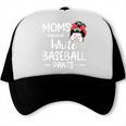Moms Against White Baseball Pants For a Baseball Mom Trucker Cap