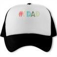 Number One Baseball Dad Father's Day Baseball Player Dad Premium Trucker Cap