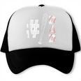 Number One Baseball Dad Fathers Day Baseball Player Dad Trucker Cap