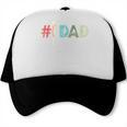 Number One Baseball Dad Father's Day Baseball Player Dad Trucker Cap Number One Baseball Dad Father's Day Baseball Player Dad Trucker Cap
