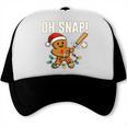 Oh Snap Gingerbreadman Christmas Baseball Humor Trucker Cap