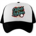 Outfield On Lockdown Baseball Defense Sports Trucker Cap Outfield On Lockdown Baseball Defense Sports Trucker Cap