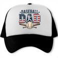 Patriotic Baseball Dad USA Flag American 4th Of July Trucker Cap Patriotic Baseball Dad USA Flag American 4th Of July Trucker Cap