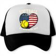 Patriotic US Flag Softball Dad Like A Baseball Dad Trucker Cap Patriotic US Flag Softball Dad Like A Baseball Dad Trucker Cap