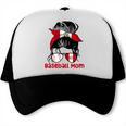 Peru Baseball Mom Messy Bun Trucker Cap