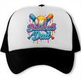 Retro Baseball Dad Dripping Ice Cream Father's Day Trucker Cap