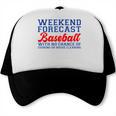 Retro Baseball Mom Mother's Day Weekend Forecast Baseball Trucker Cap