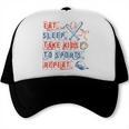 Retro Eat Sleep Take Kids To Sports Repeat Game Day Baseball Trucker Cap Retro Eat Sleep Take Kids To Sports Repeat Game Day Baseball Trucker Cap