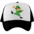 Retro Leprechaun Baseball St Patricks Day Sport Men Boy Kids Trucker Cap