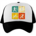 Retro Style Baseball Lover Playing Men Women Kids Baseball Trucker Cap Retro Style Baseball Lover Playing Men Women Kids Baseball Trucker Cap