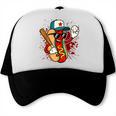 Retro Vintage Baseball Hot Dogs Trucker Cap Retro Vintage Baseball Hot Dogs Trucker Cap
