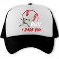 Run Steal I Dare You Humor Baseball Catcher Vintage Trucker Cap Run Steal I Dare You Humor Baseball Catcher Vintage Trucker Cap