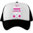 Self Expression Cool Baseball Mom Positive Thinking Trucker Cap Self Expression Cool Baseball Mom Positive Thinking Trucker Cap