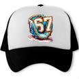 Six Seven Baseball Lifestyle 67 Meme Gen Alpha Slang Premium Tri-Blend Trucker Cap