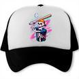 Skeleton Baseball Drip Boy Youth Dripping Baseball Halloween Trucker Cap Skeleton Baseball Drip Boy Youth Dripping Baseball Halloween Trucker Cap
