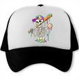 Skeleton Baseball Drip Boys Ice Cream Drip Youth Baseball Trucker Cap