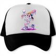 Skeleton Baseball Drip Boys Youth Kids Halloween Trucker Cap