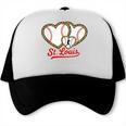 St Louis Leopard Heart Baseball Batter Boys Fan Trucker Cap St Louis Leopard Heart Baseball Batter Boys Fan Trucker Cap