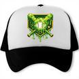 St Patrick's Day Baseball Boys Ice Cream Drip Youth Kids Premium Tri-Blend Trucker Cap