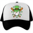 St Patricks Day Baseball Drip Ice Cream Baseball Home Plate Trucker Cap