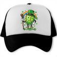 St Patricks Day Baseball Leprechaun Rainbow Green Baseball Trucker Cap