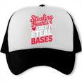 Stealing Hearts Like I Steal Bases Cute Baseball Valentine Trucker Cap Stealing Hearts Like I Steal Bases Cute Baseball Valentine Trucker Cap