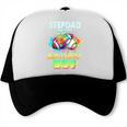 Stepdad Of The Birthday Boy Baseball Football Colorful Trucker Cap