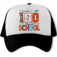 I Survived 100 Days Baseball Football Basketball School Kids Trucker Cap I Survived 100 Days Baseball Football Basketball School Kids Trucker Cap