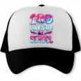 Survived 100 Days Of School Baseball Ice Cream Drip Boy Kids Trucker Cap