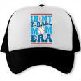In My T-Ball Mom Era Baseball Mom Groovy Mother's Day Raglan Baseball Tee Trucker Cap In My T-Ball Mom Era Baseball Mom Groovy Mother's Day Raglan Baseball Tee Trucker Cap
