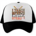 I Teach My Kids To Hit And Steal Baseball Moms Quote Trucker Cap I Teach My Kids To Hit And Steal Baseball Moms Quote Trucker Cap